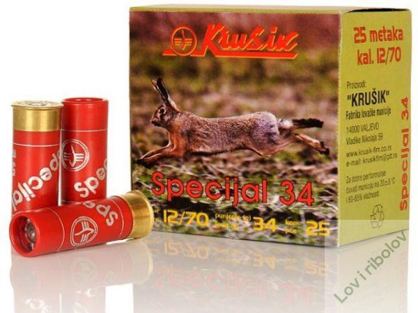 Lovački patron Krušik Specijal 12/70 34gr -16/70 29gr