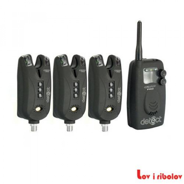 Indikator Carp Pro Detect 9V 3 + 1 ROD SET CP 6306 - 103