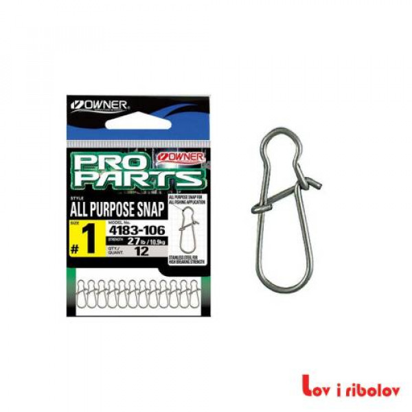 Owner All purpose snap vel .00