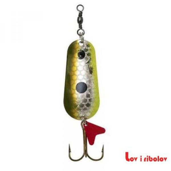 Varalica DAM Effzett Standard Spoon Olive Silver UV 5,5cm 22g