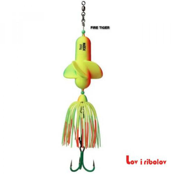 Varalica DAM Madcat A-static Propeller Teasers Firetiger UV trokraka 3/0 200g