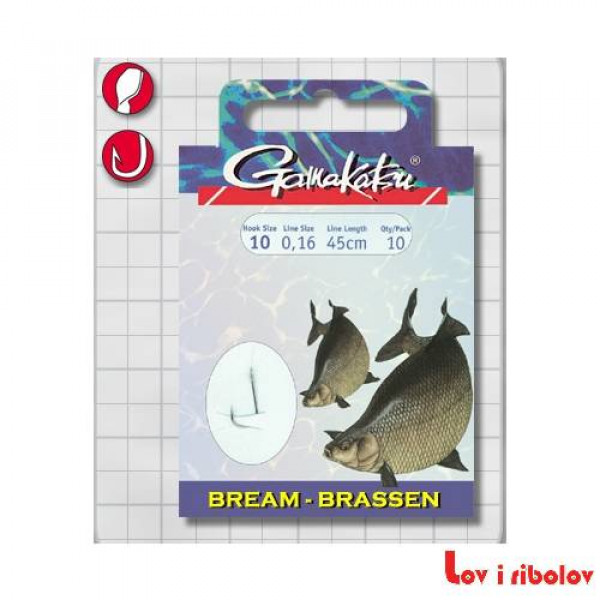 Vezane udice Gamakatsu BKS 1310N Bream 45cm