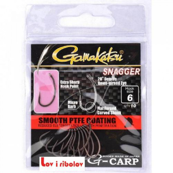 Gamakatsu udice G-Carp Snagger T/C vel. 4