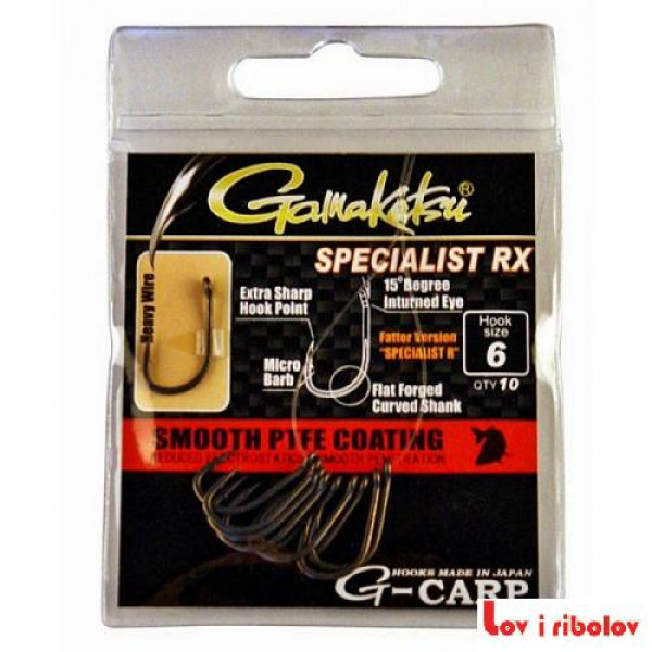 Gamakatsu udica G-Carp Specialist RX taflonska vel.6