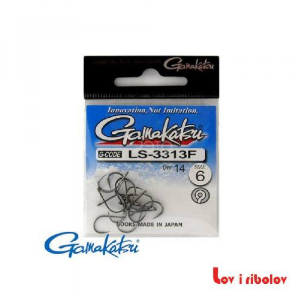 Gamakatsu Udica LS-3313F Crna vel. 8