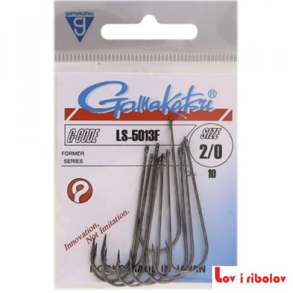 Gamakatsu udica LS-5013F (Crna) vel 1/0