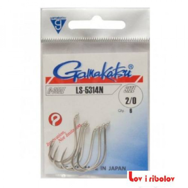 Gamakatsu udica LS-5314N (Bela) 5/0