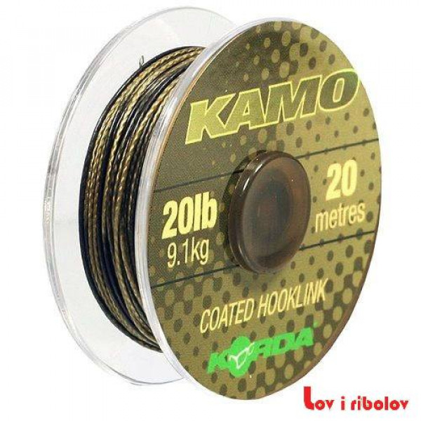 Predvez Korda Kamo Coated Hooklink 15lb-20m (KKB15)