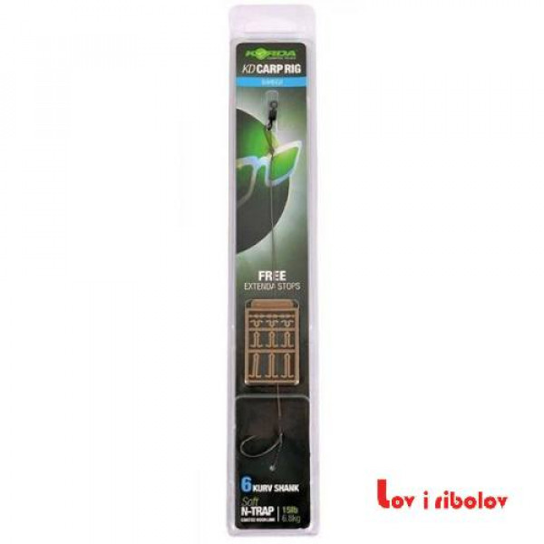 Predvez Korda N Trap KD Rig Size 2 Kurv 30lbs KCR142