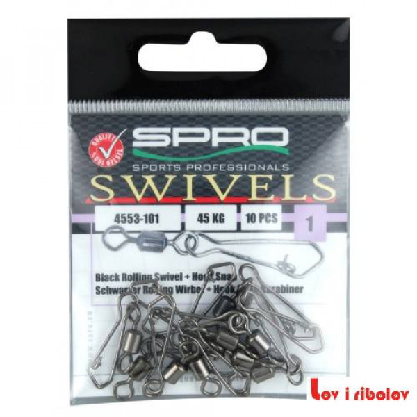 Virbla SPRO rolling swivel 4553-001 vel.1