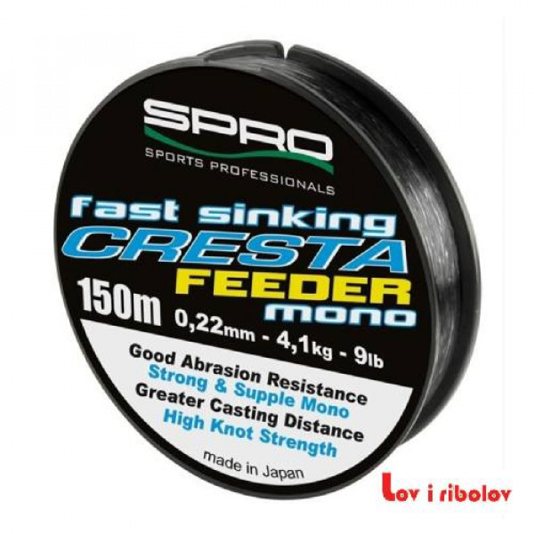 Najlon SPRO Cresta feeder mono sinking 150m/0,20mm