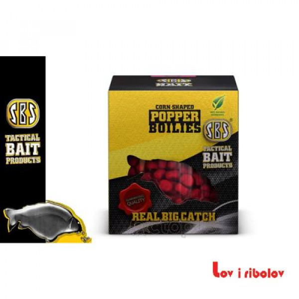SBS Boile Corn Shaped Popper 8 - 10mm 40g