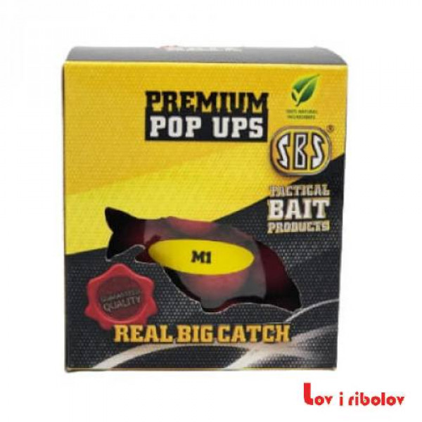 SBS Premium Pop Ups M1 10, 12, 14mm 100g