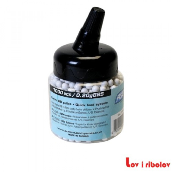 Kuglica 0.20 1000 kom ASG 14185 6mm