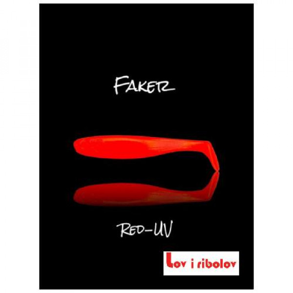 Varalica JASSY Faker 15cm  Red UV Standard Color - 2 kom