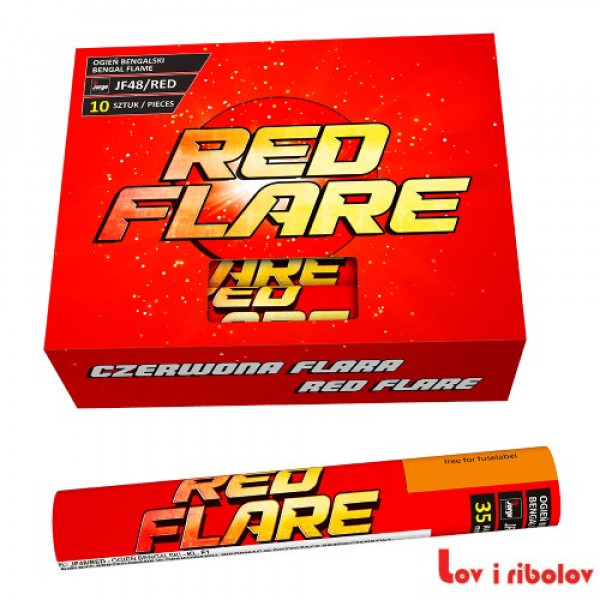 Baklja JF48R Jorge crvena 1 kom.