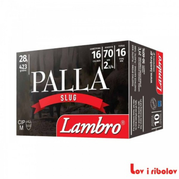 Patron Lambro slug 16/70 28gr Palla Breneke
