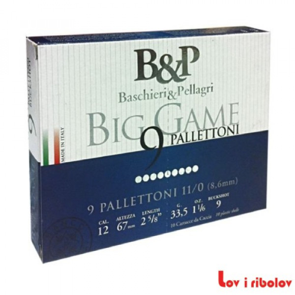 Patron B&P F2 Big game 12/70 11/0 36gr