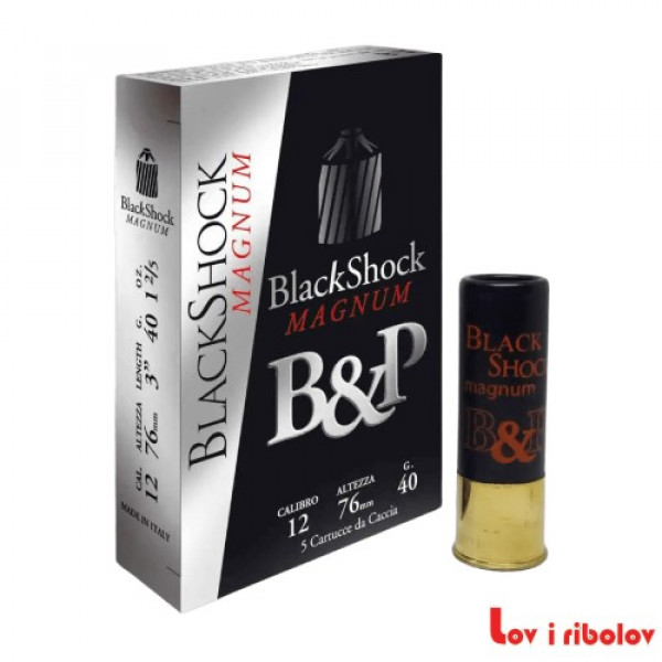 Patron B&P Black shock 12/76 40g Magnum