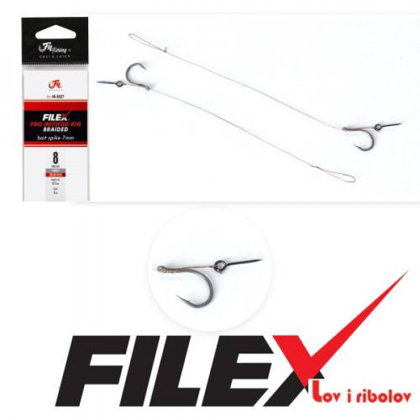 Vezane udice Fil Filex Pro Method Rig Braid - Bait 40-8627