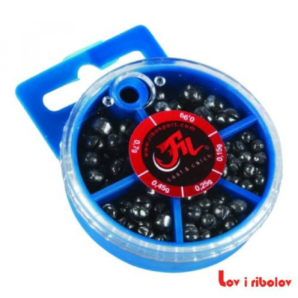 Olovo split shot sacma MK 25-1959