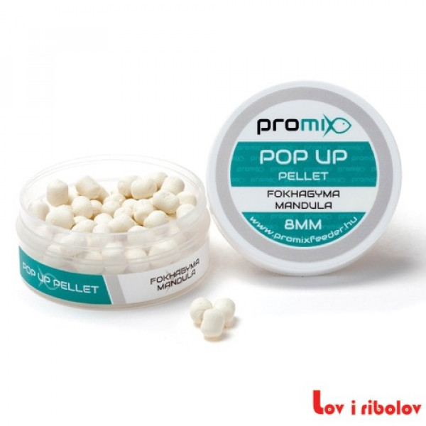 Pelet Promix Pop Up Pellet 8mm Beli luk - Badem 20g