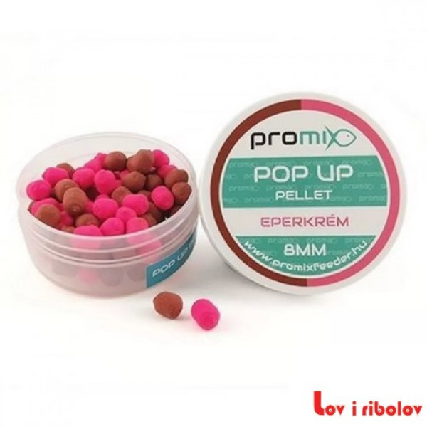 Pelet Promix Pop Up Pellet 8mm Krem od jagode 20g