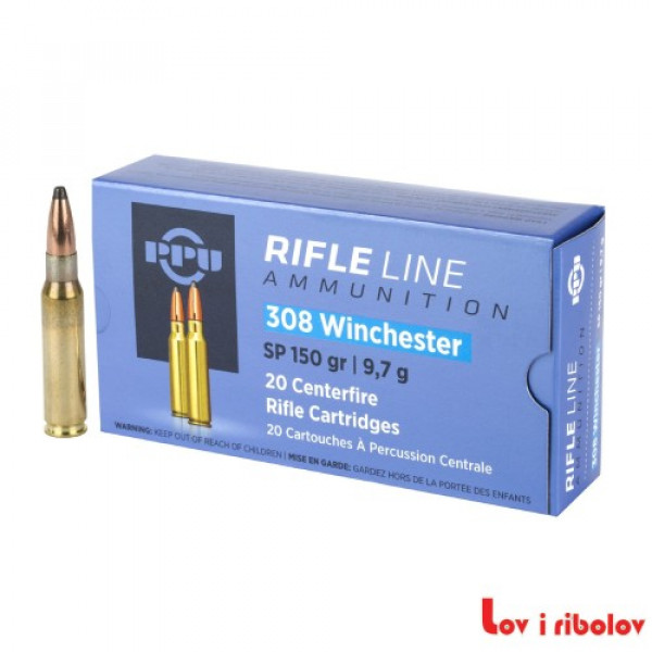 Karabinski metak  PPU 308 win SP 9.7g