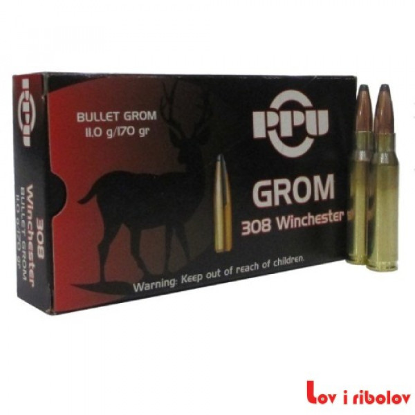 Karabinski metak PPU Grom 308 Winchester 11.0gr