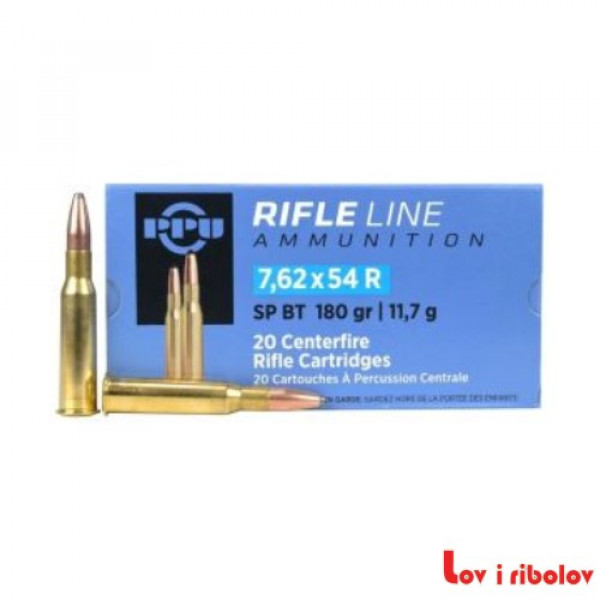 Karabinski metak PPU 7.62x54R SP BT 11.7gr