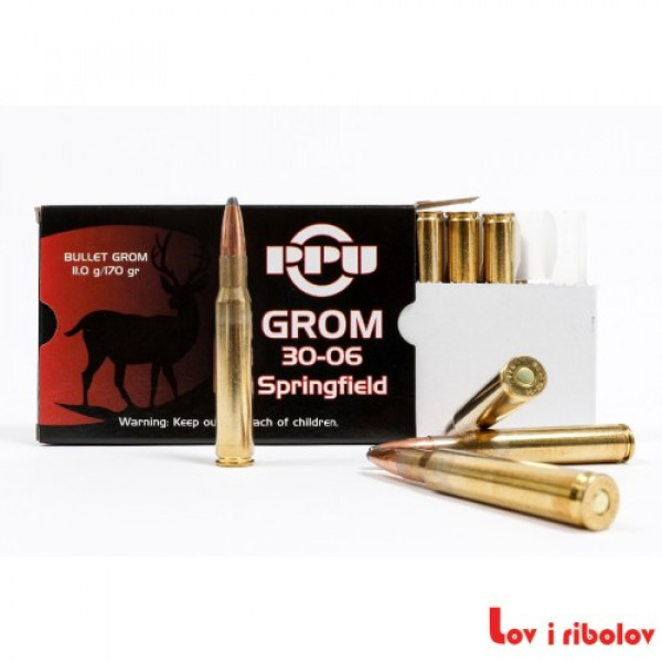 Karabinski metak PPU Grom 30-06 Springfield 11,0gr