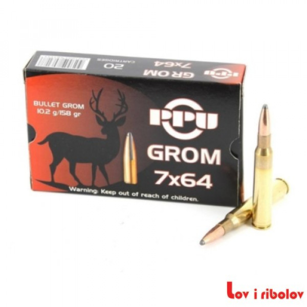 Karabinski metak PPU Grom 7x64 10,2gr