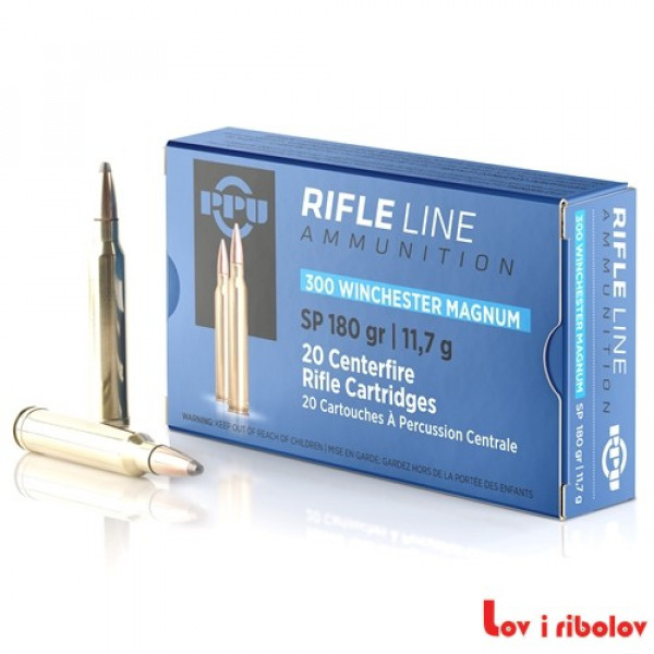 Karabinski metak PPU 300 Win. mag SP 11.7gr