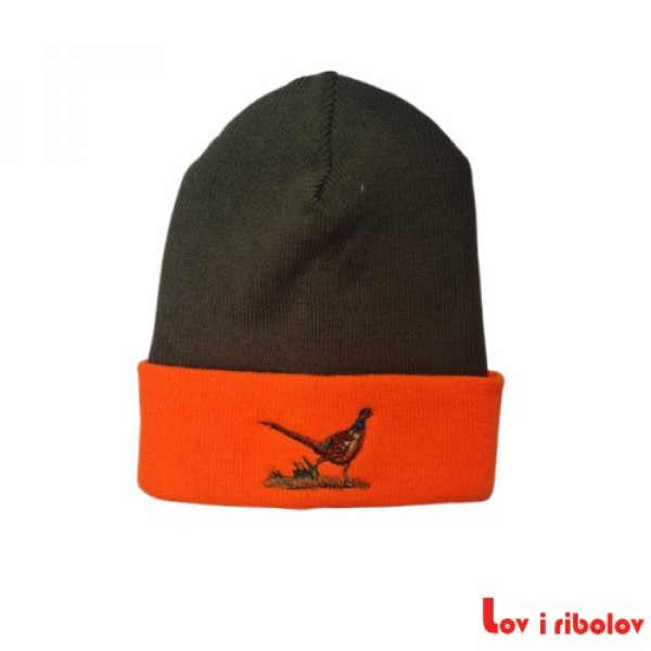 Pletena kapa Fluo - zelena Fazan