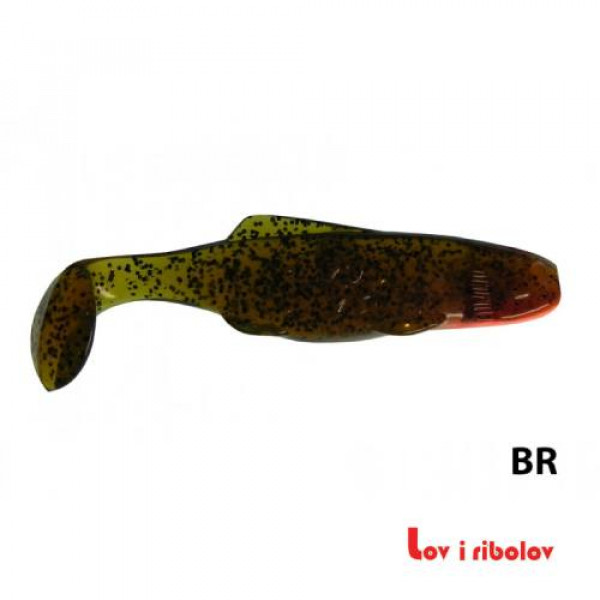 Orka Shad 2005 S10 10cm pakovanje 5kom boja BR