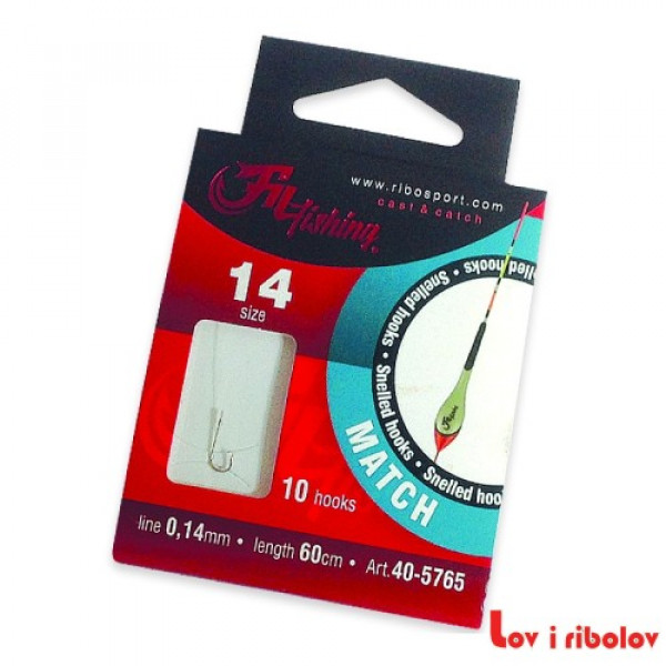 Vezane udice Fil Snelled Match