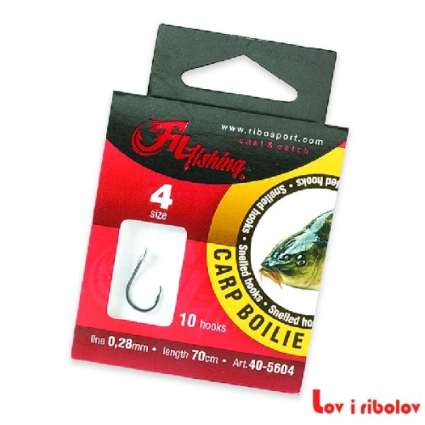 Vezane udice Fil Snelled Carp Boilie