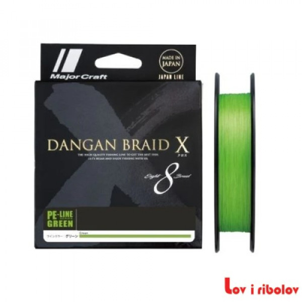 Hipron Major Craft Dangan Braid DB X8 150m Green