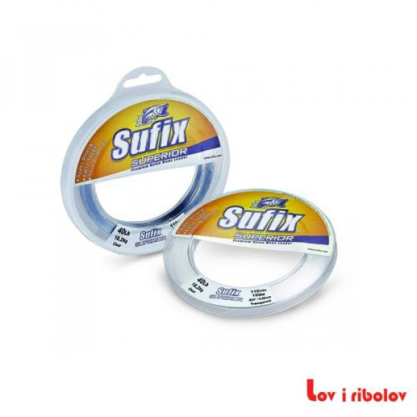 Najlonski predvez Sufix Leader 100m 0.45 Clear