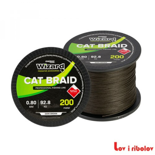Najlon Wizard Cat Braid 0.60mm 200m 63.2kg