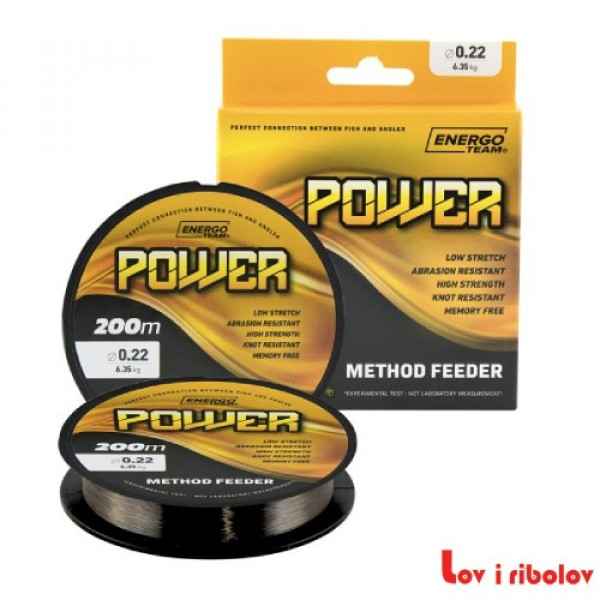 Najlon Energoteam Power method feeder 0,22mm 200m