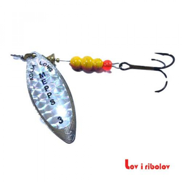 Mepps Aglia Long Rainbow 3 silver 80-2073