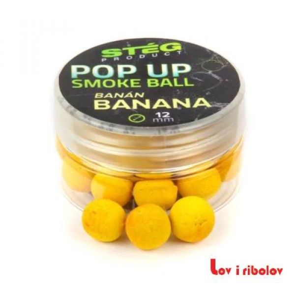 Boile Steg Pop Up Smoke Ball 12mm 10g Banana (SP172131)