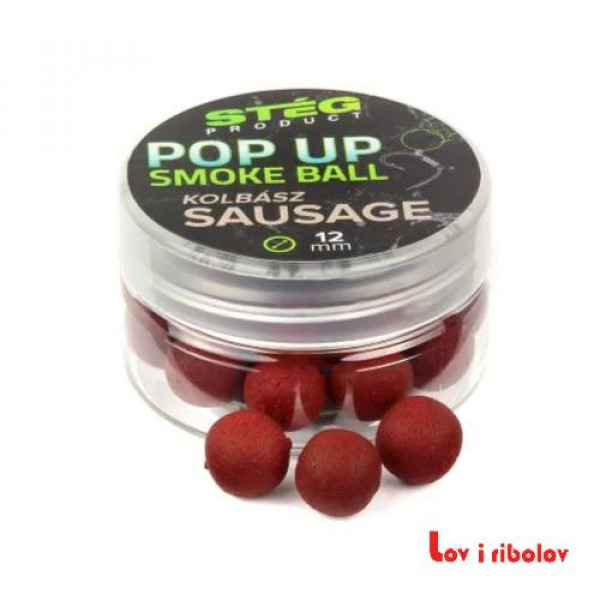 Boile Steg Pop Up Smoke Ball 12mm 10g Sausage  (SP172136)