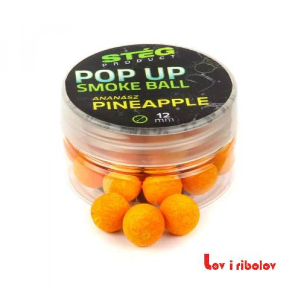 Boile StegPop Up Smoke Ball 12mm 10g Pineapple (SP172137)