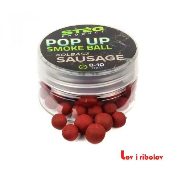 Boile Steg Pop Up Smoke Ball 8-10mm 10g Sausage (SP172917)