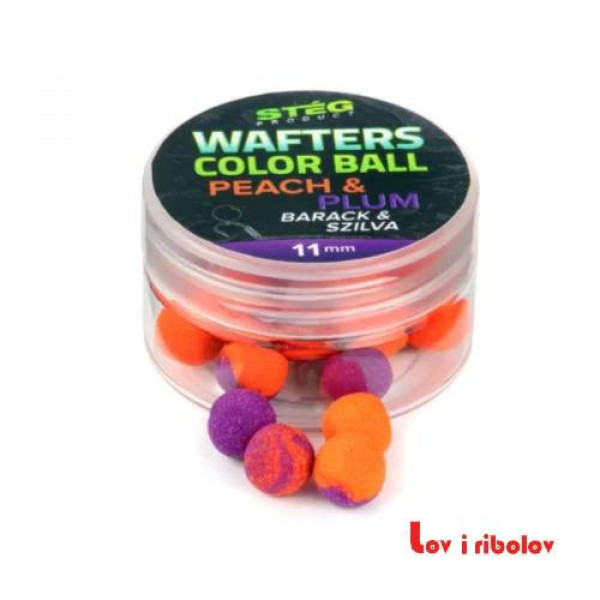 Boile Steg Wafters Color Ball 11mm 15g Peach-Plum (SP313451)