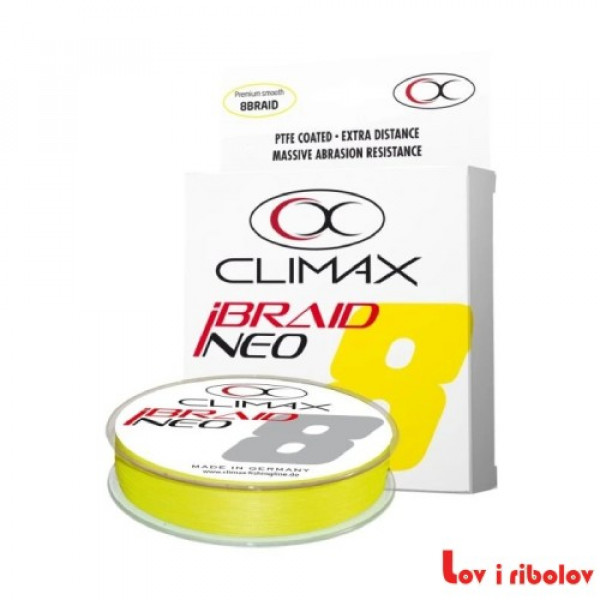 Upredena struna Climax iBraid NEO 135m yellow