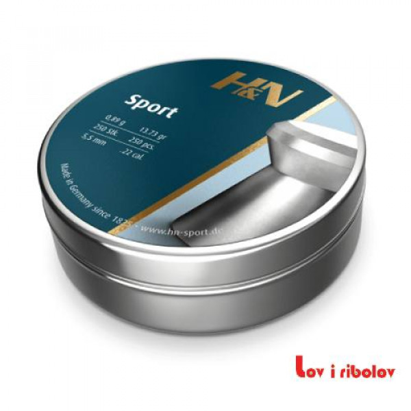 Dijabola H&N Sport 5,5mm 250kom. 0,89g