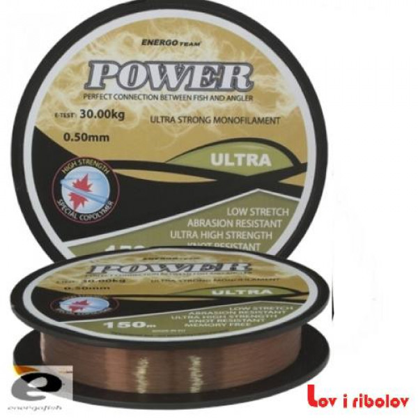 Najlon Energoteam Power ultra 0,12mm 150m